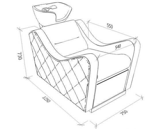 Мойка парикмахерская Velmi Lord VM2034, изображение 5