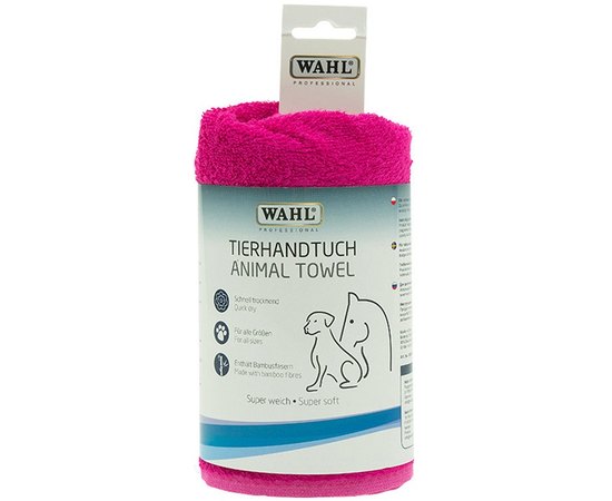 Полотенце для животных Wahl Grooming Towel Pink 0093-5980
