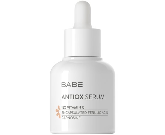 Сироватка-антиоксидант з Вітаміном С 15% Babe Laboratorios Antiox Serum 15% Vitamin C, 30 ml, фото 