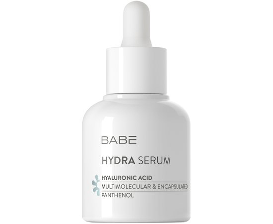 Сироватка для інтенсивного зволоження з гіалуроновою кислотою Babe Laboratorios Hydra Serum Hyaluronic Acid, 30 ml, фото 