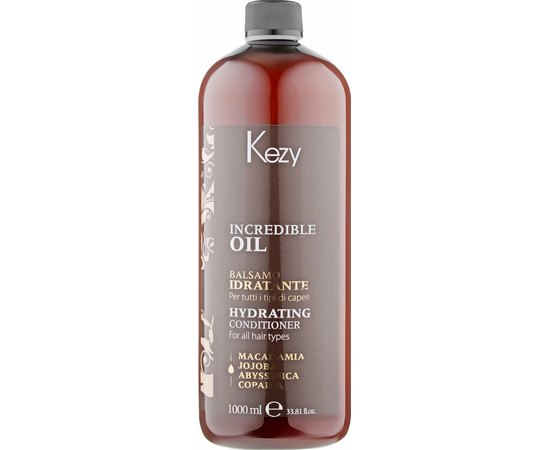 Увлажняющий и разглаживающий кондиционер Kezy Incredible Oil Hydrating Conditioner, изображение 2