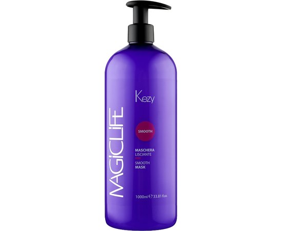 Разглаживающая маска для вьющихся, непослушных волос Kezy Magic Life Smooth Mask, изображение 2