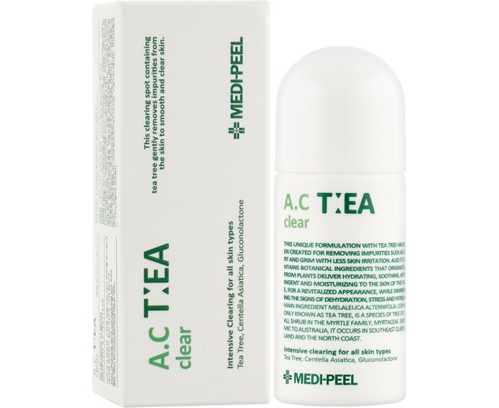 Средство локальное против акне с чайным деревом Medi-Peel A.C.Tea Clear, 50 ml, изображение 2