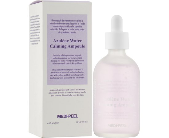 Сироватка заспокійлива з азуленом Medi-Peel Azulene Water Calming Ampoule, 100 ml, фото _ab__is.image_number.default
