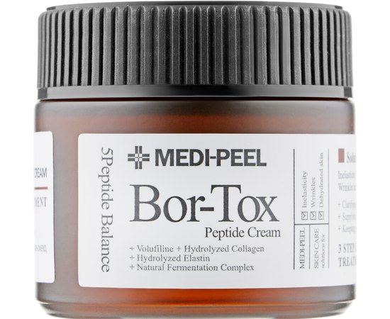 Крем проти зморшок з пептидним комплексом Medi-Peel Bor-Tox Peptide Cream, 50 g, фото 
