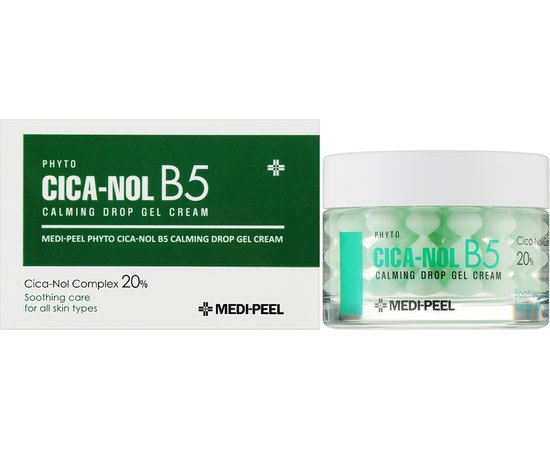 Крем-гель зволожуючий заспокійливий Medi-Peel Cica-Nol B5 Calming Drop Gel Cream, 50 ml, фото _ab__is.image_number.default