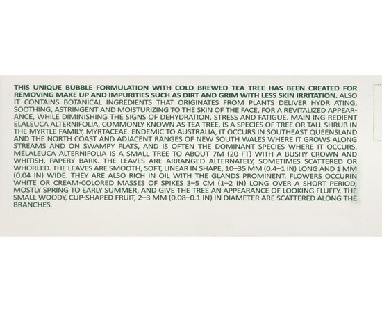 Пенка для умывания на основе чайного дерева Medi-Peel Dutch Tea Bubble Cleanser, 170 ml, изображение 3