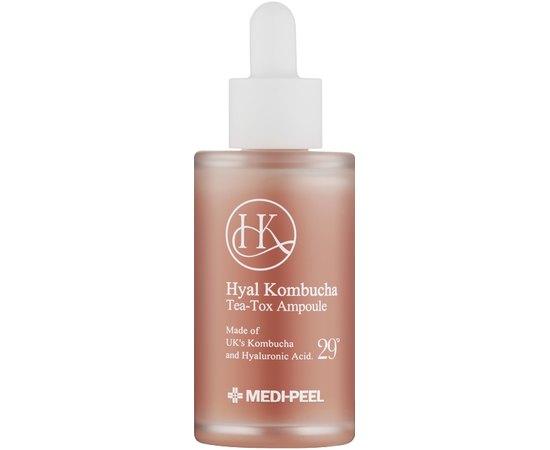 Сироватка зволожувальна з комбучею Medi-Peel Hyal Kombucha Tea-Tox Ampoule, 50 ml, фото 