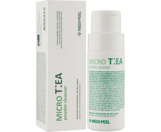 Пудра энзимная для умывания с чайным деревом Medi-Peel Micro Tea Powder Cleanser, 70 g, изображение 2