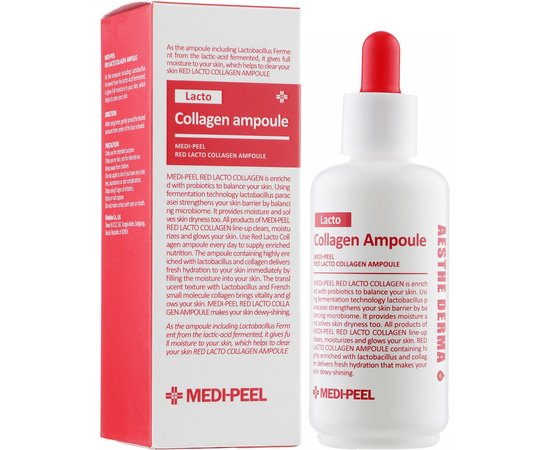 Сыворотка с лактобактериями и коллагеном Medi-Peel Red Lacto Collagen Ampoule, 70 ml, изображение 2