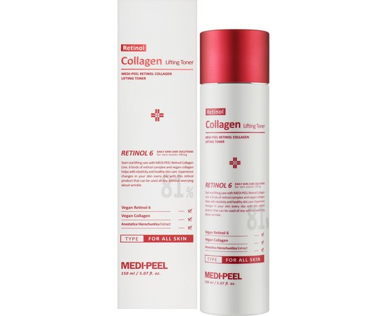 Тонер з ретинолом Medi-Peel Retinol Collagen Lifting Toner, 150 ml, фото _ab__is.image_number.default