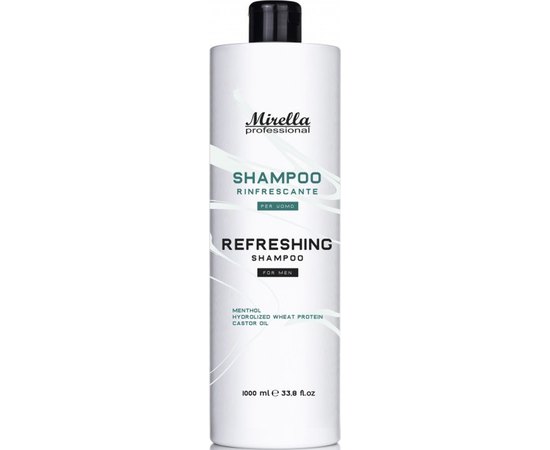 Шампунь для мужчин Mirella Professional Refreshing Shampoo, 1000 ml
