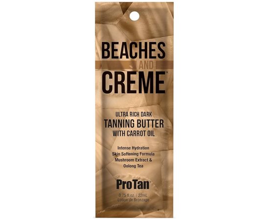 Кремовое масло для темного загара в солярии Pro Tan Beaches and Creme Ultra Rich Dark Tanning Butter