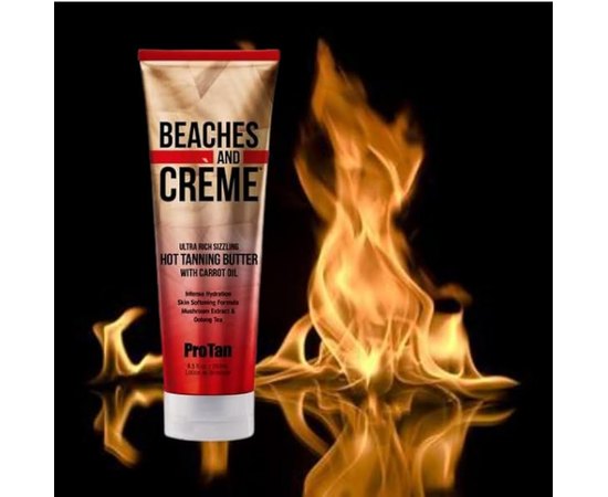 Кремовое масло с тинглом для солярия Pro Tan Beaches and Creme Ultra Rich Sizzling Hot Tanning Butter, изображение 3