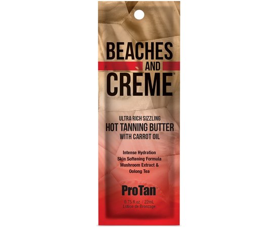 Кремове масло з тінглом для солярію Pro Tan Beaches and Creme Ultra Rich Sizzling Hot Tanning Butter, фото 
