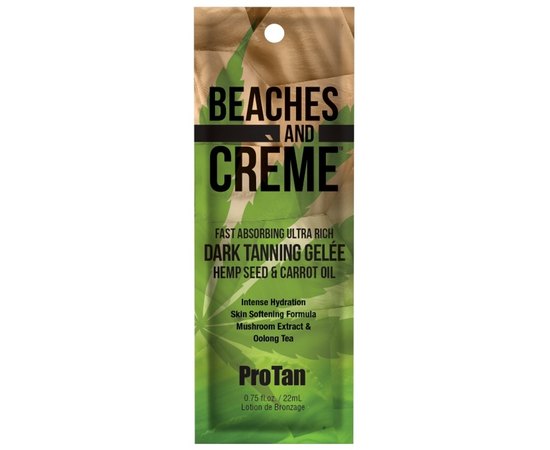 Ультра насичений темний гель для засмаги в солярії Pro Tan Beaches and Creme Dark Tanning Gelee, фото 