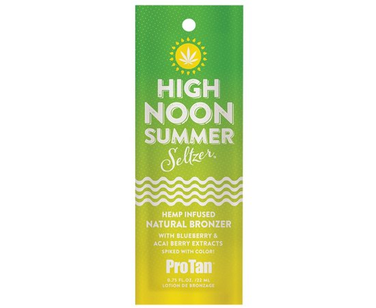 Натуральный бронзатор для солярия Pro Tan High Noon Summer Seltzer Hemp Infused Natural Bronzer
