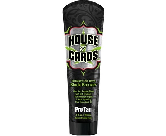 Pro Tan House of Cards Dark Hemp Black Bronzer Лосьйон для засмаги в солярії для чоловіків, фото 