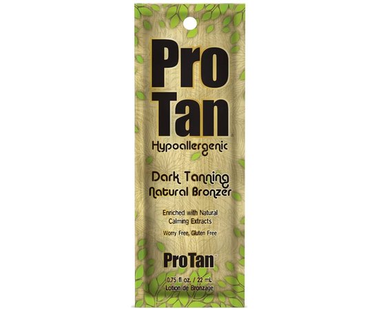 Натуральний бронзатор для солярію Pro Tan Hypoallergenic Dark Tanning Natural Bronzer, фото 