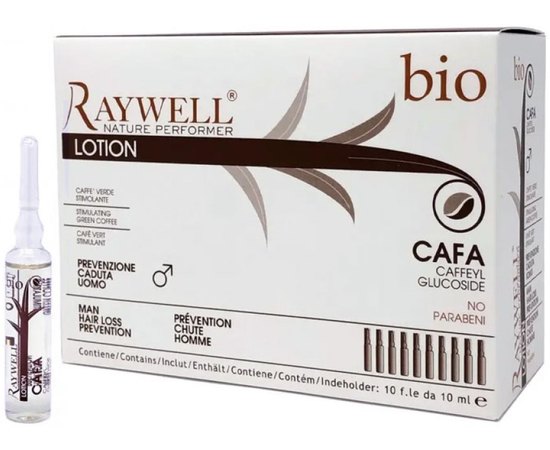 Ампули проти випадання для чоловіків Raywell Bio Lotion Cafa, 10*10 ml, фото _ab__is.image_number.default