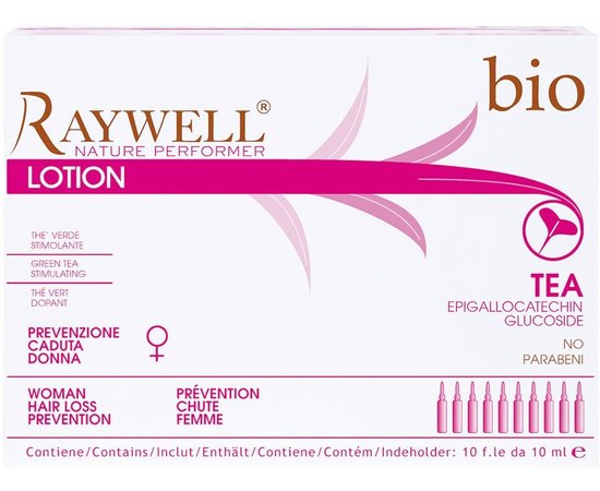 Ампулы против выпадения волос Raywell Bio Tea Lotion, 10*10 ml