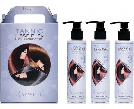 Набор танинового восстановления волос Raywell Tannic Lisse Plex