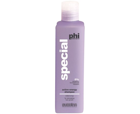 Шампунь от выпадения волос Subrina Professional PHI Special Active Energy Shampoo, 250 ml