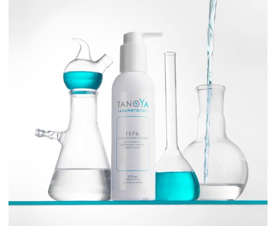 Гель з гідроксикислотами для очищення комбінованої та жирної шкіри Tanoya, 200 ml, фото _ab__is.image_number.default