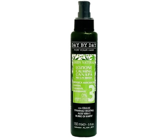 Лосьон успокаивающий конопляный Alan Jey Green Natural Lozione Calming Canapa, 150 ml, изображение 2