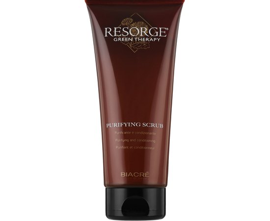 Очищающий скраб Пурифинг для кожи головы для всех типов волос и от перхоти Biacre Resorge Green Therapy​ Purifying Scrub, 200 ml