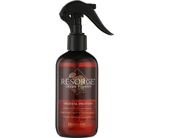 ​Спрей-кондиционер протеиновый несмываемый увлажняющий для всех типов волос Biacre Resorge Green Therapy Vegetal Protein, 250 ml