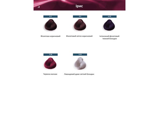 Стойкая крем-краска для волос Biacre Symphony Color Plex Cream, 100 ml, изображение 12