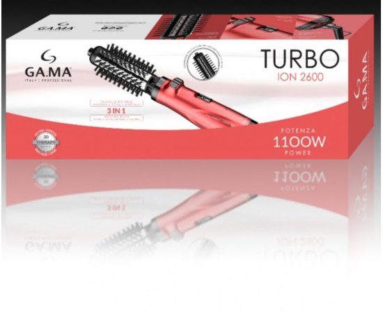 Фен-щетка для волос с 2 вращающимися насадками GA.MA MultiStyler 2600 Turbo Ionic Rotating Brush GH0105, изображение 3