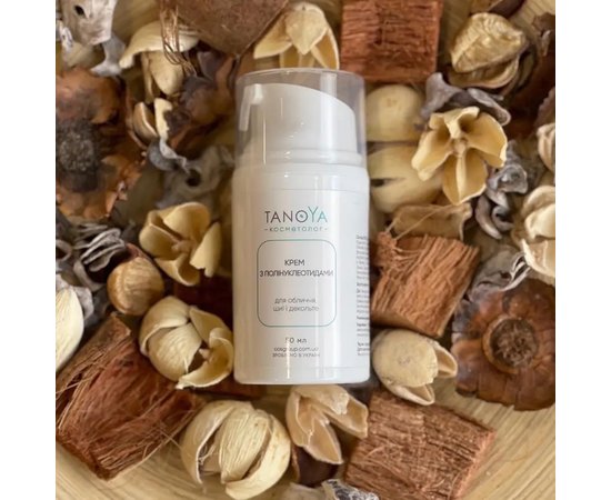 Крем с полинуклеотидами для лица, шеи и декольте Tanoya, 50 ml, изображение 2