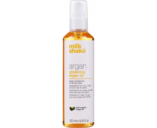 Масло аргановое для волос Milk Shake Argan Glistening Argan Oil, изображение 2