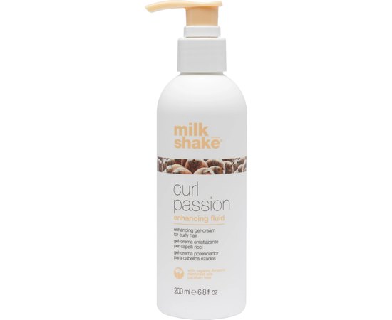 Флюїд для укладання і розділення кучерявого волосся Milk Shake Curl Passion Enhancing Fluid, 200 ml, фото 