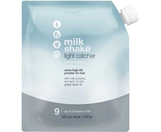 Пудра для висвітлення волосся екстрахайліфтинг Milk Shake Light Catcher Moonlight, 500 g, фото 