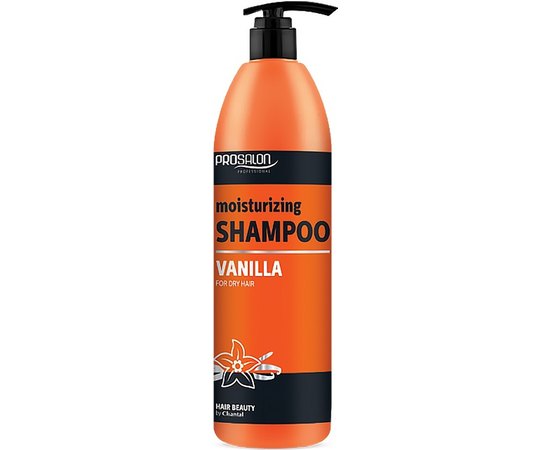 Зволожуючий шампунь Ваніль ProSalon Moisturizing Shampoo, 1000 ml, фото 