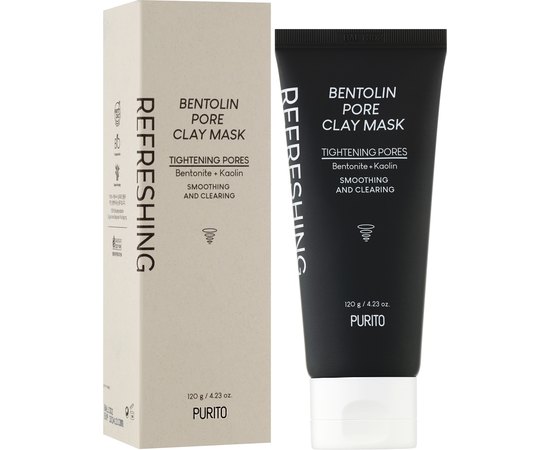 Маска глиняная для очистки пор Purito Bentolin Pore Clay Mask, 120 g, изображение 2