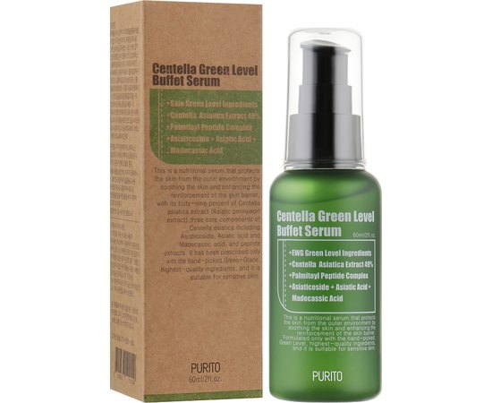 Сироватка з екстрактом центелли Purito Centella Green Level Buffet Serum, 60 ml, фото _ab__is.image_number.default