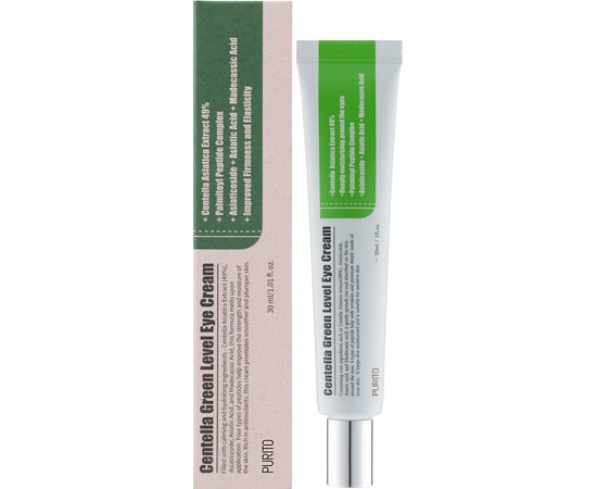 Крем для кожи вокруг глаз с центеллой Purito Centella Green Level Eye Cream, 30 ml, изображение 2