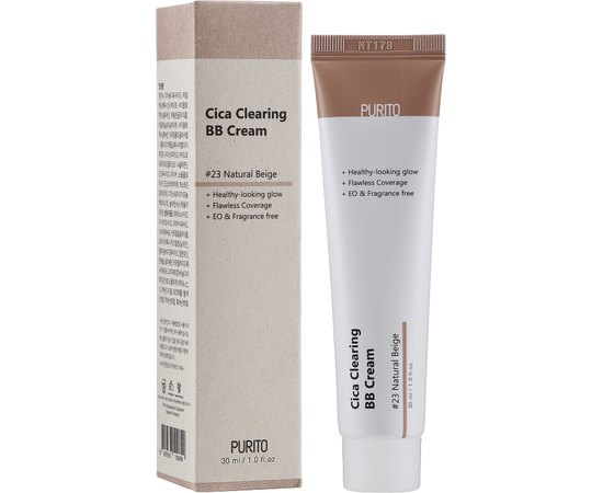 ВВ крем с экстрактом центеллы Purito Cica Clearing BB Cream, 30 ml, изображение 2