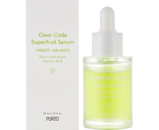 Сыворотка для проблемной кожи Purito Clear Code Superfruit Serum, 30 ml, изображение 2