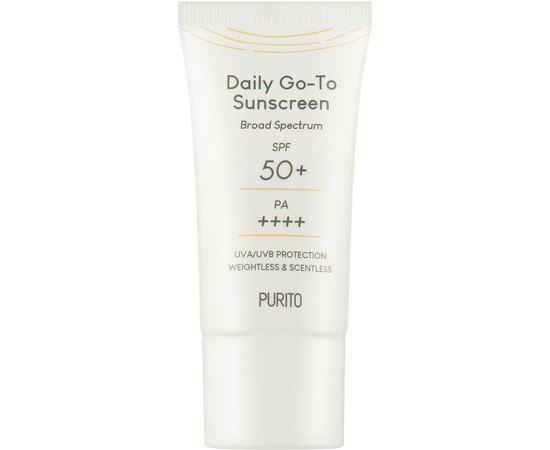 Крем сонцезахисний на кожен день Purito Daily Go-To Sunscreen SPF50+ PA++++, фото 