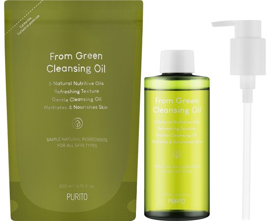 Олія гідрофільна очищаюча Purito From Green Cleansing Oil, фото _ab__is.image_number.default