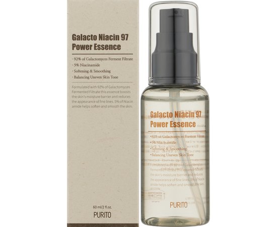Эссенция с галактомиссисом и ниацинамидом Purito Galacto Niacin 97 Power Essence, 60 ml, изображение 2