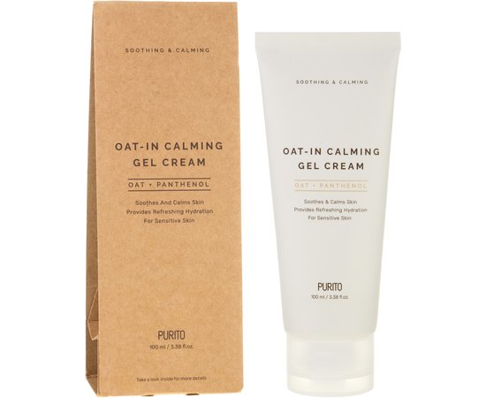 Гель-крем заспокійливий із зернами вівса Purito Oat-in Calming Gel Cream, 100 ml, фото _ab__is.image_number.default