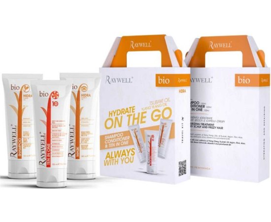 Дорожній набір для зволоження волосся Raywell Bio Hidra Travel Kit, фото _ab__is.image_number.default