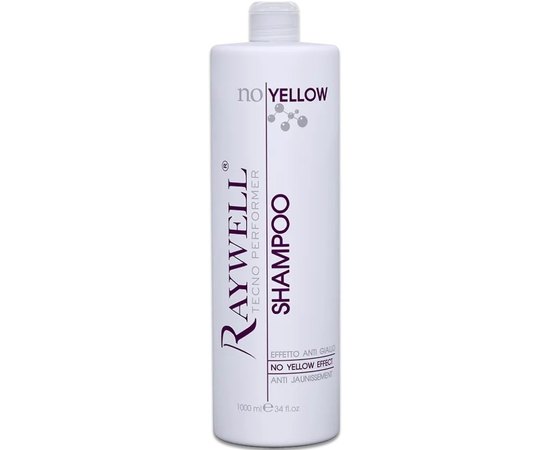 Шампунь для волос с антижелтым эффектом Raywell No Yellow Shampoo, изображение 3