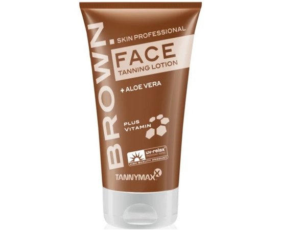 Лосьйон для засмаги обличчя без бронзатора Tannymaxx Brown Skin Professional Face Tanning Lotion, 50 ml, фото 